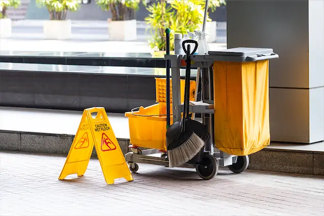 Inset image representing Commercial Floor Care